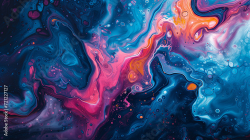 liquid colorful background, generated ai