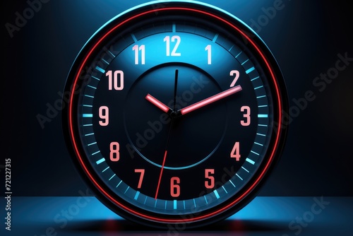 Fast speed clock concept for business working hours