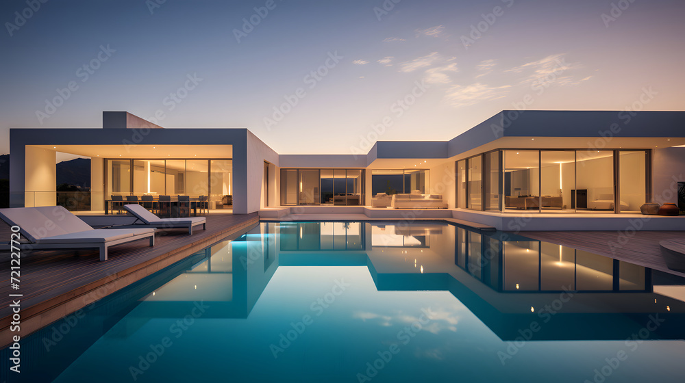 Fototapeta premium hotel swimming pool