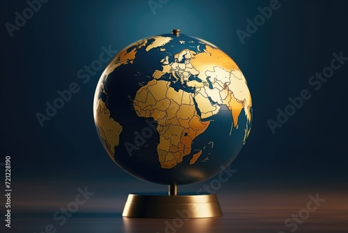 Globe World Map Travel Explore Destination Concept #721228190