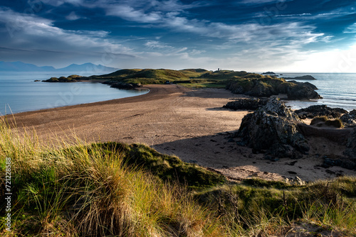 Island Ynys Llanddwyn At Newborough Beach At The Atlantic Coast Of North Wales, United Kingdom photo