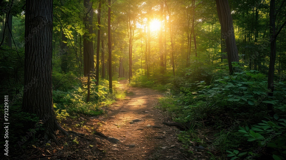 Obraz premium A Path Through The Forest