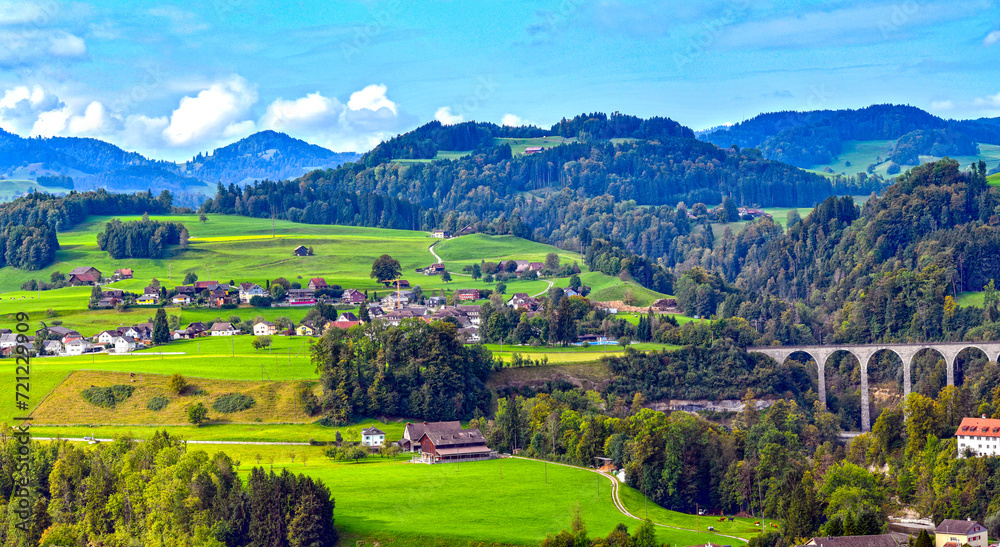 Gemeinde Lütisburg im Kanton St. Gallen (Schweiz)	