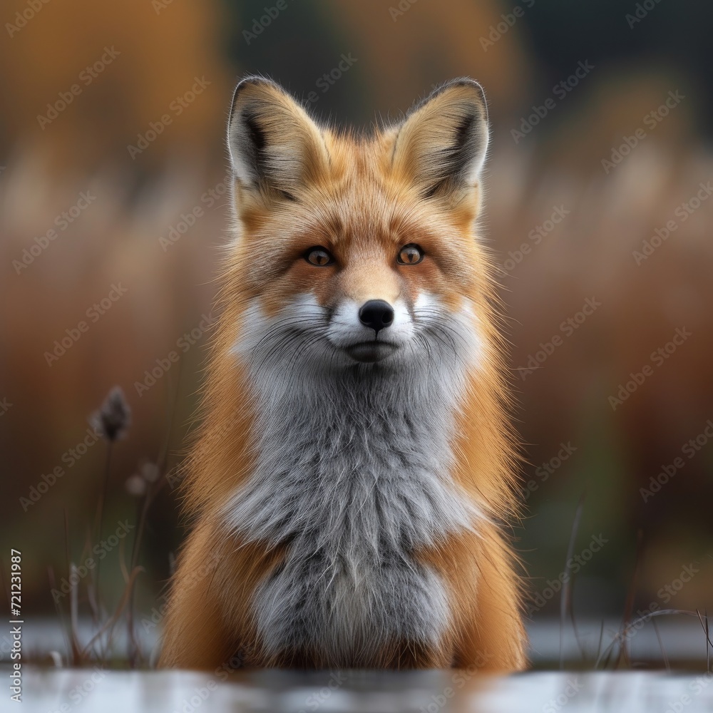 Charming Red Fox: Enchanting photo of a red fox in a natural setting, capturing the beauty of wildlife. Charming Red Fox: Enchanting photo of a red fox in a natural setting, capturing the beauty of wildlife.