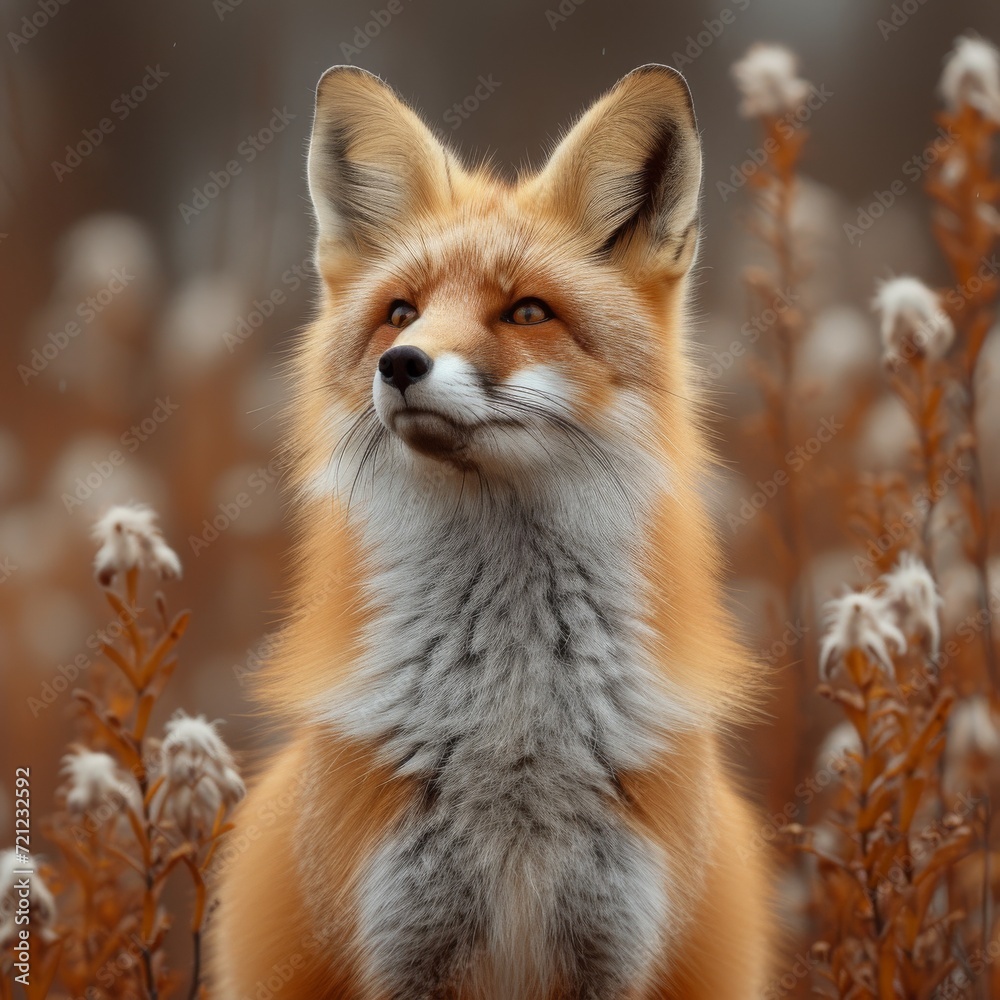 Charming Red Fox: Enchanting photo of a red fox in a natural setting, capturing the beauty of wildlife. Charming Red Fox: Enchanting photo of a red fox in a natural setting, capturing the beauty of wildlife.