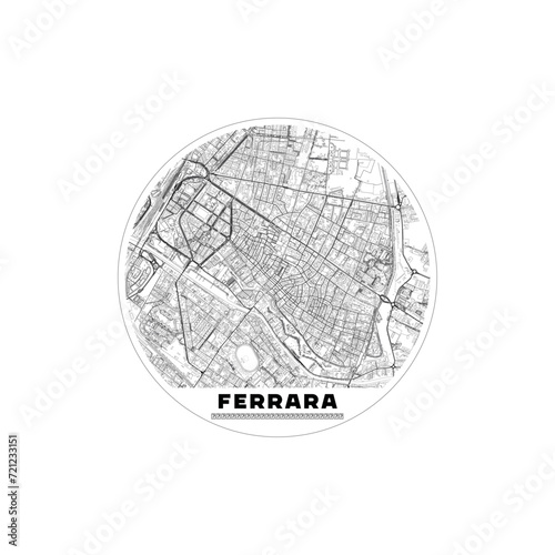 Ferrara vectorial map