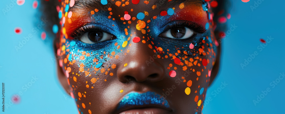 photo of pretty girl with freckles on face