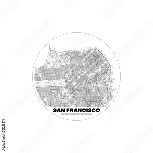 San Francisco vectorial map