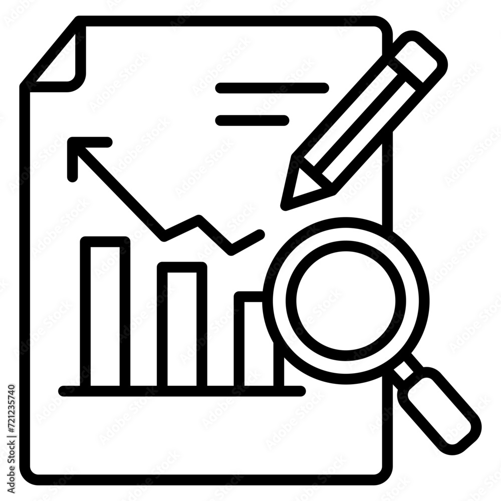 Financial Analysis Icon Element For Design Financial Analysis Icon Element For Design