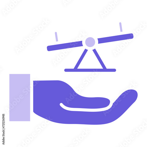 Bild auf Leinwand Ethical Responsibility Icon of Human Resource iconset.