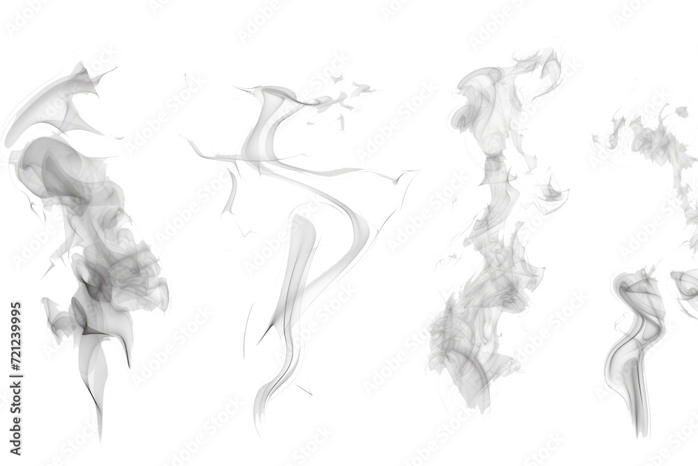 Smoke air motion effect,realistic of abstract wind flows