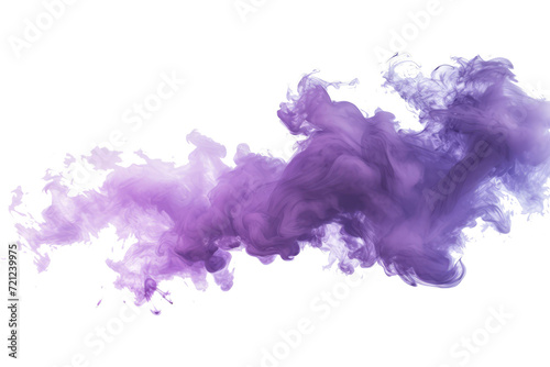 flowing violet clouds of fog or steam with shimmer