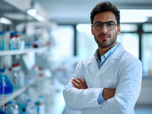 portrait of a doctor holding a clipboard