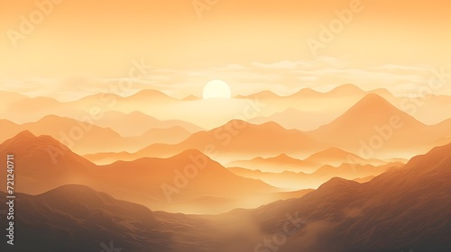 sunrise over mountains