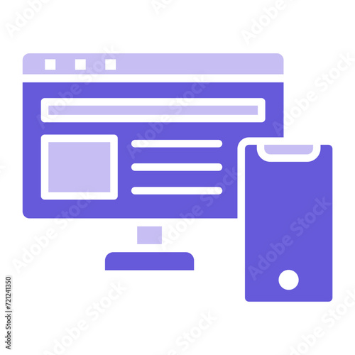 Responsive Design Icon of Seo and Web iconset.