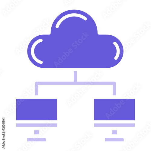 Cloud Computing Icon of Seo and Web iconset.