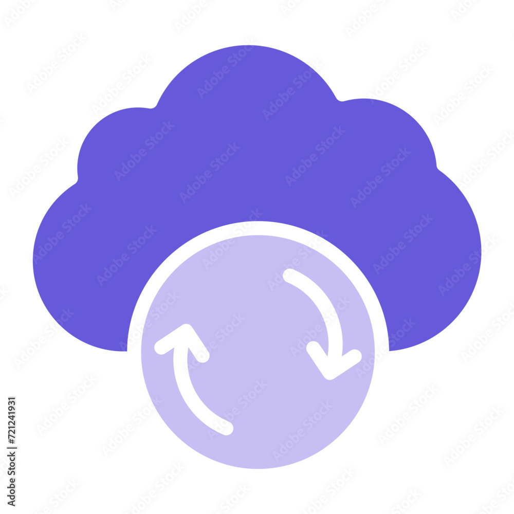 Cloud Sync Icon of Online Marketing iconset. Cloud Sync Icon of Online Marketing iconset.