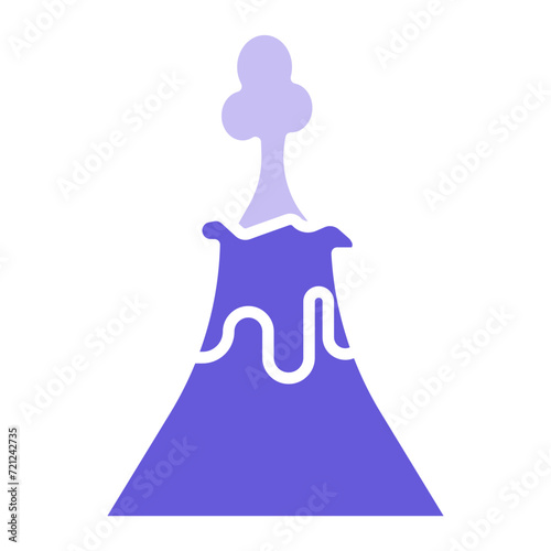 Volcano Icon of Pollution iconset.