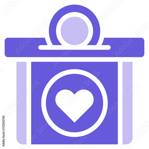 Charity Box Icon of Donations iconset.