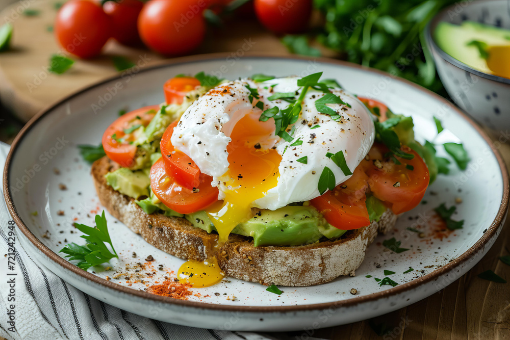 avocado toast with poached egg
avocado toast with poached egg