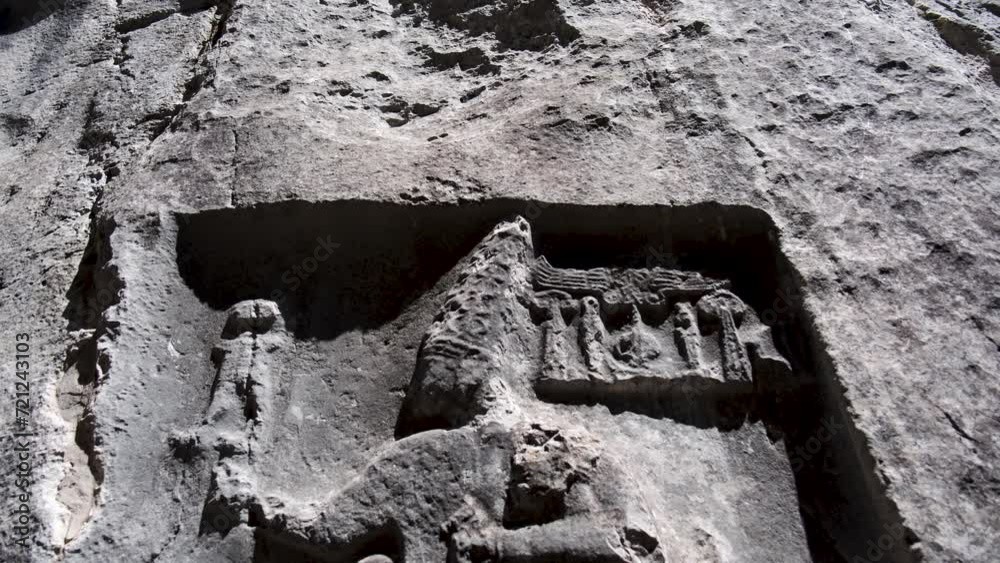 Relief of the Twelve Gods in Yazilikaya in Hattusa, ancient capital of