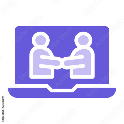 Online Deal Icon of Work from Home iconset.