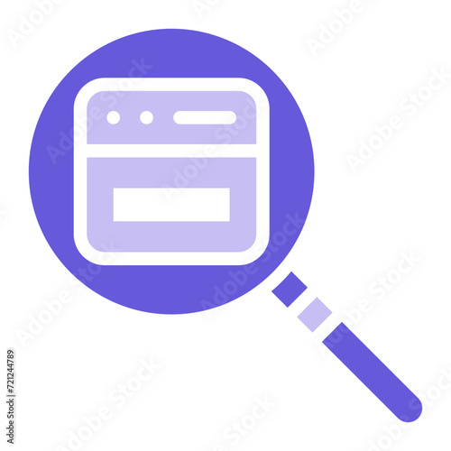Website Search Icon of Marketing iconset.