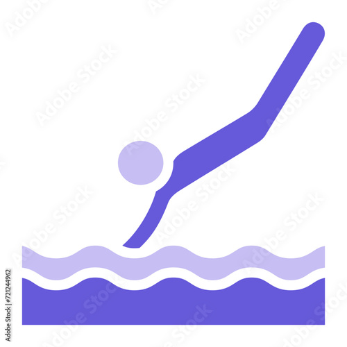 Diving Icon of Olympics iconset.