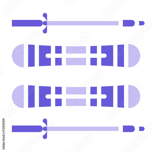 Skiing Icon of Olympics iconset.