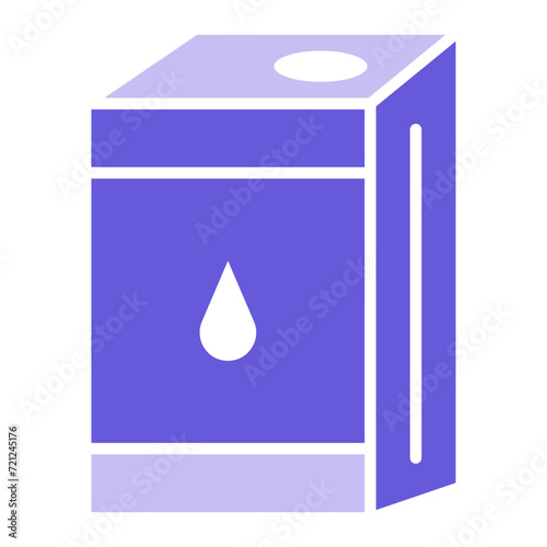 Milk Carton Icon of Morning and Breakfast iconset.