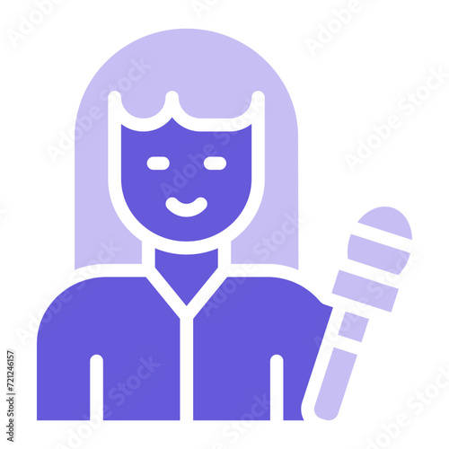 Woman Anchor Icon of Housekeeping iconset.