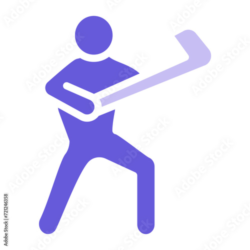 Golf Player Icon of Physical Fitness iconset.