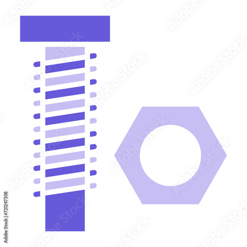 Bolt Nut Icon of Construction Tools iconset.