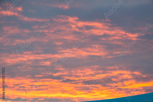 Texture of an awesome sunset sky © Sven Taubert