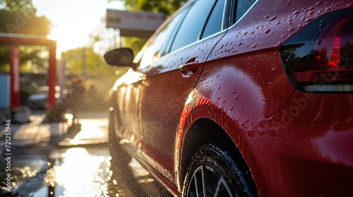car wash, car wash, car wash service, car in foam,