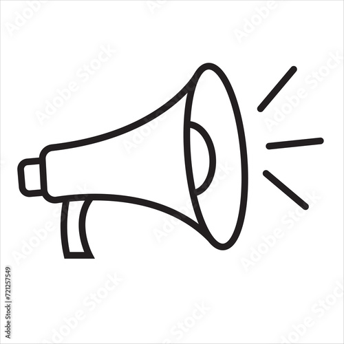 mega phone icon. Megaphone Icon Vector Logo Design.555