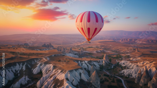 Alpine Wonders: The Floating Ad Balloon