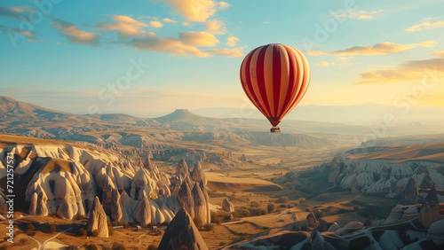 Alpine Wonders: The Floating Ad Balloon