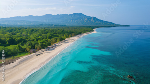 Indonesia West Sumbawa Aerial view of Ranting