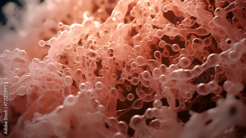 Lactobacillus Closeup. 8k Realistic Lighting  