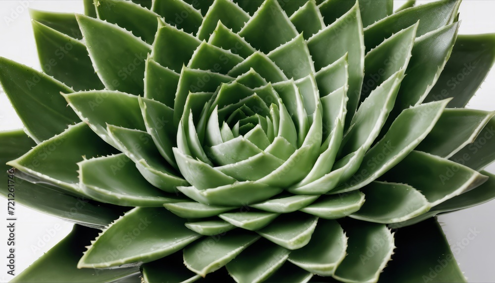 A large green cactus with spines A large green cactus with spines