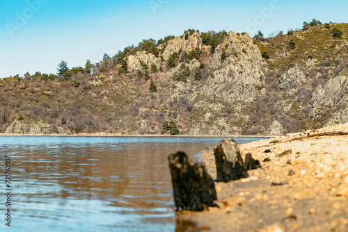 Obraz na płótnie Bord de plage à Saint Victor sur Loire w salonie