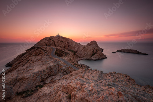 Stunning Coastline at L'Île-Rousse, Corsica, France photo