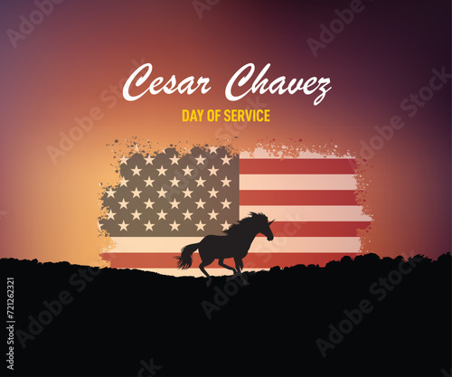 Cesar Chavez Day. Cesar Chavez concept vector illustration.  photo