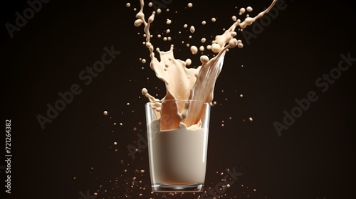 Product Shoot of Protein Powder Falling

 photo