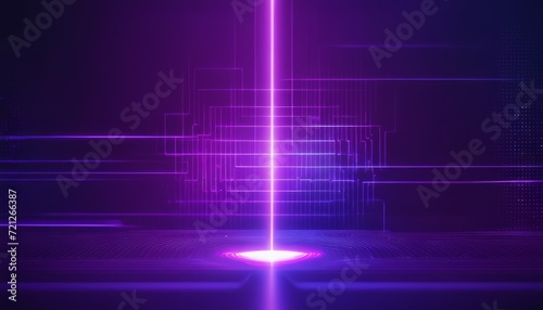 A purple background with a purple beam of light photo
