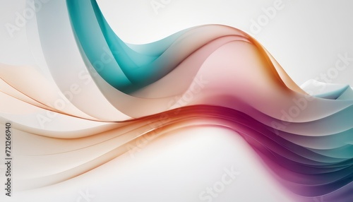 A wave of colorful liquid