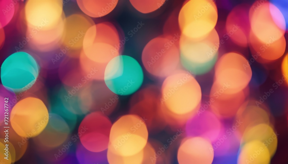 A blurry photo of a colorful light display