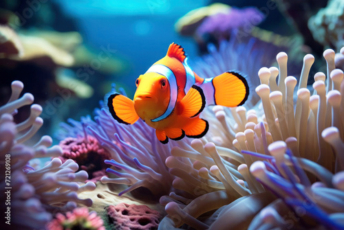 Anemone-a clown fish (Amphiprion percula)9