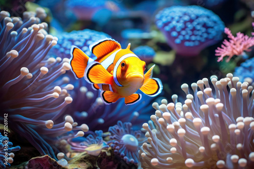 Anemone-a clown fish (Amphiprion percula)11